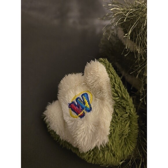 Webkinz/Ganz Green Plush  Fuzzy Large Frog RETIRED 9 " Ready To Get In The Swamp - Picture 9 of 9